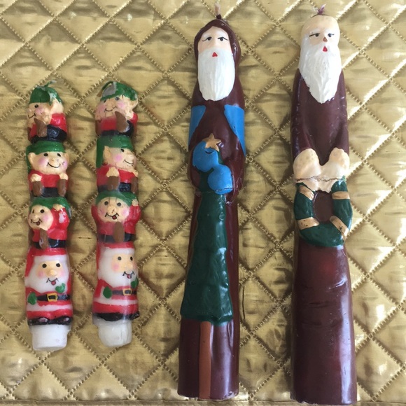 Santa and elf candles - Picture 3 of 11